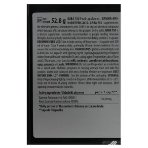 کپسول گابا گلد کر لاین ترک نوتریشن (60 عددی)