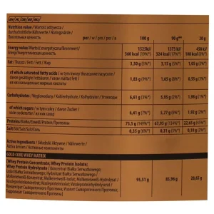 پودر پروتئین وی 100 گلد کر لاین ترک نوتریشن (1500 گرم)