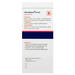 شربت هموبالانس (عناب) باریج اسانس