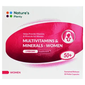 کپسول مولتی ویتامین و مینرال خانم های بالای 50 سال نیچرز پلنتی(30عددی)