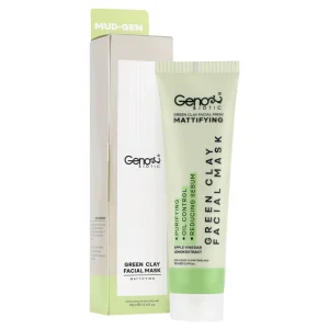 ماسک خاک رس سبز صورت و گردن ژنوبایوتیک