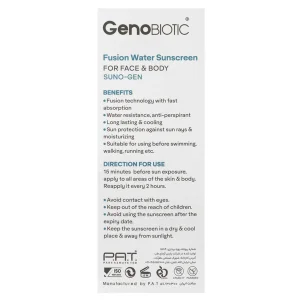 ضد آفتاب فیوژن واتر ژنوبایوتیک