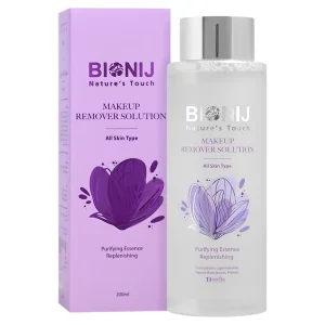 محلول پاک کننده آرایش انواع پوست بیونیج