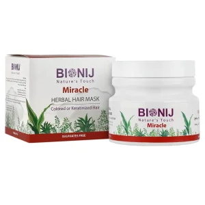 ماسک گیاهی موی رنگ شده و کراتین شده بیونیج ( Miracle)