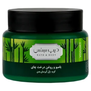 کرم ژل آبرسان بدن دیپ سنس (حاوی روغن درخت چای)