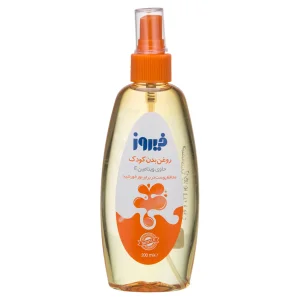 اسپری روغن بدن کودک حاوی ویتامین E فیروز