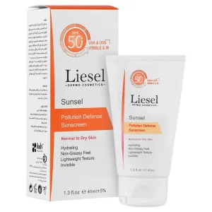 کرم ضدآفتاب پوست خشک و نرمال لایسل (SPF 50)