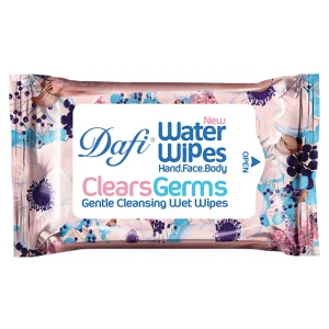 دستمال مرطوب پاک‌کننده دست و صورت دافی (12 عددی)