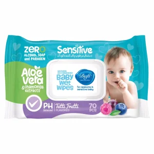 دستمال مرطوب کودک دافی (70 عددی)