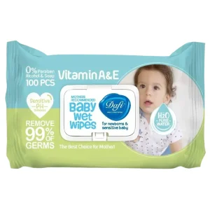 دستمال مرطوب کودک دافی (حاوی روغن کالاندولا)