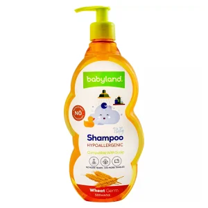 شامپو بچه جوانه  گندم بیبی لند (500میلی‌لیتر)