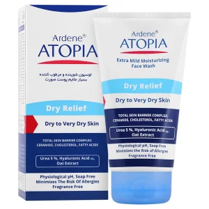 لوسیون شوینده و مرطوب‌کننده بسیار ملایم صورت آتوپیا آردن