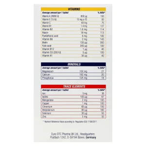 قرص مولتی ویتامین کامپلت یوروویتال (100عددی )