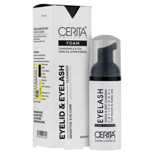 شامپو فوم شستشوی پلک و مژه سریتا