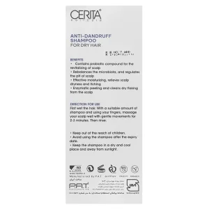 شامپو ضد شوره موی خشك سريتا