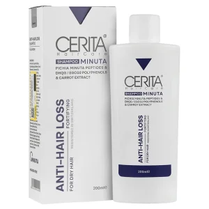 شامپو تقویتی ضد ریزش موهای خشک مینوتا سریتا