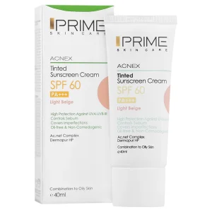 کرم ضدآفتاب پوست چرب پریم (SPF60)