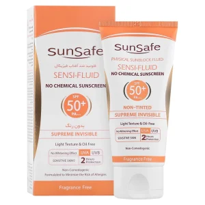 فلوئید ضدآفتاب فیزیکال سان سیف (SPF50)