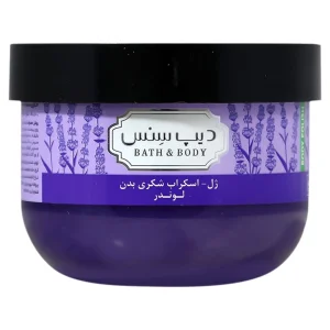 ژل اسکراب شکری بدن دیپ سنس (حاوی لوندر)