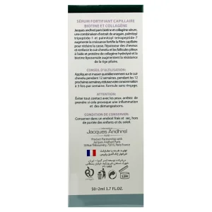 سرم تقویت کننده مو حاوی بیوتن و کلاژن ژاک آندرل