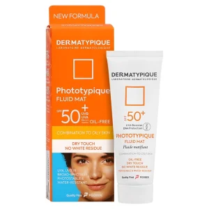 فلوئید ضدآفتاب پوست چرب درماتیپیک (SPF50)