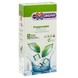 کاندوم 12عددی  ایکس دریم مدل Peppermint