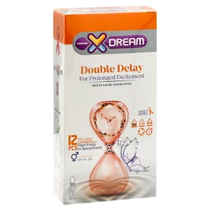 کاندوم ایکس دریم مدل Double delay بسته 12 عددی