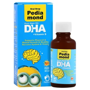 قطره خوراکی دی اچ ای+ویتامین دی پدیاموند
