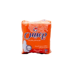 نوار بهداشتی نازک بالدار بزرگ پرمیس (10 عددی)