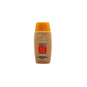 لوسیون آبی ضد آفتاب رنگی فاقد چربی انواع پوست آردن سولاریس (SPF50)