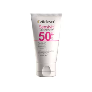کرم ضدآفتاب پوست حساس ویتالیر (SPF50)