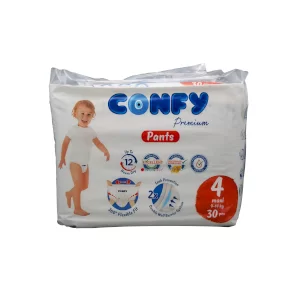 پوشک بچه سایز 4 کانفی 30عددی (شورتی)