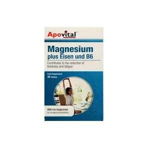 قرص منیزیم پلاس آیزن و ب 6 آپوویتال