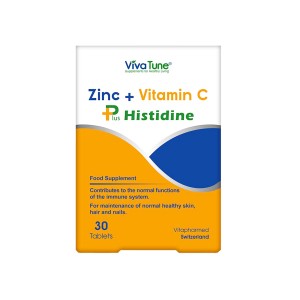 قرص زینک پلاس ویتامین ث پلاس هیستیدین ویوا تیون