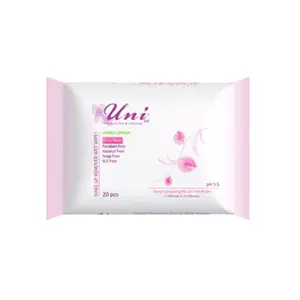 دستمال مرطوب پاک‌کننده آرایش پوست چرب یونی لد