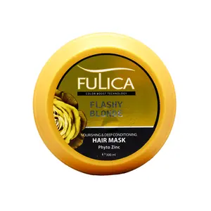 ماسک تقویت‌کننده و نرم‌کننده عمیق موی بلوند فولیکا