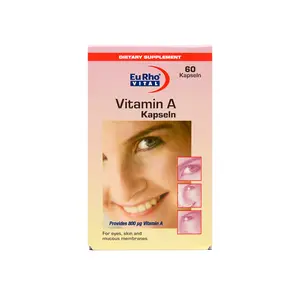 کپسول ژلاتینی ویتامین آ یوروویتال