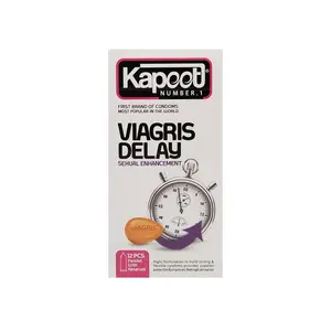 کاندوم تاخیری 12 عددی کاپوت (مدلVIAGRIS DELAY)