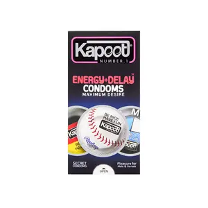کاندوم تاخیری 12 عددی کاپوت (مدل ENERGY+DELAY)