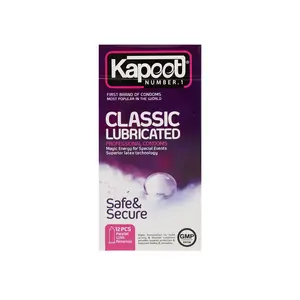 کاندوم تاخیری 12 عددی کاپوت (مدل CLSSIC Lubricated)