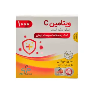 ویال خوراکی ویتامین ث 1000میلی گرم پی بی جی فارما