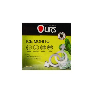 کاندوم خاردار 3 عددی اورس (مدل Ice Mohito)
