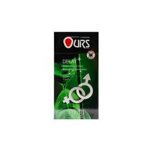 کاندوم تاخیری 12 عددی اورس (مدل Delay Plus)