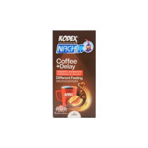 کاندوم تاخیری 12 عددی کدکس (مدل Coffee & Delay)