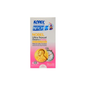 کاندوم تحریک‌کننده و تاخیری 12 عددی کدکس (مدل Nobel)
