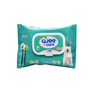 دستمال مرطوب کودک حاوی روغن زیتون وی کر (20 عددی)
