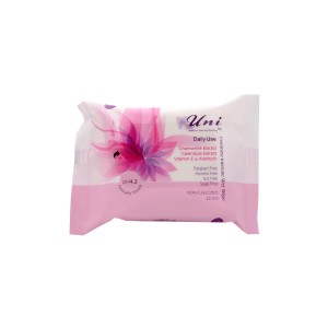 دستمال مرطوب و معطر پاک کننده بانوان روزانه یونی لد