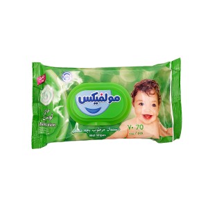دستمال مرطوب بچه معطر 70 عددی مولفیکس