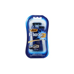 خود تراش 3 لبه 3 عددی مردانه بیک (مدل FLEX 3)
