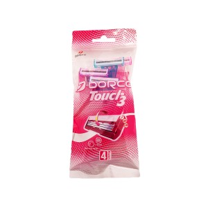 خود تراش زنانه 3 لبه تاچ 4 عددی دورکو